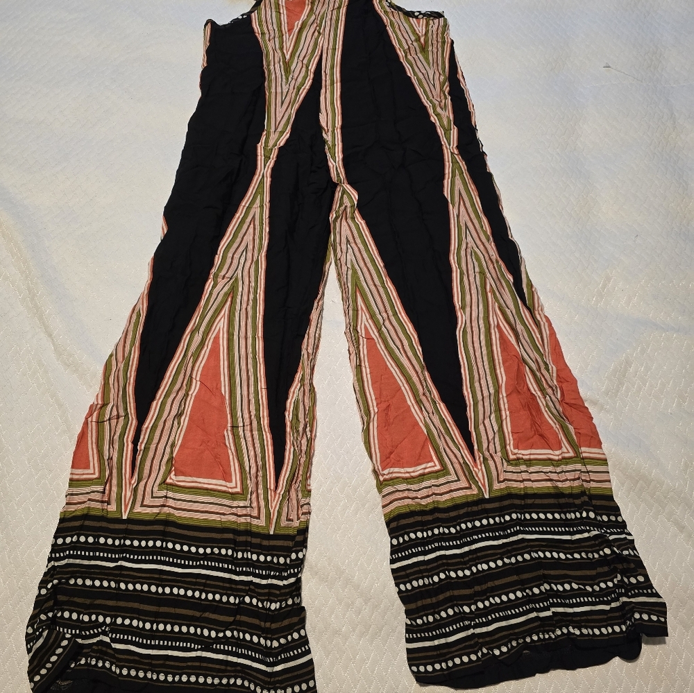 Stylish Black and Orange Women's Pants